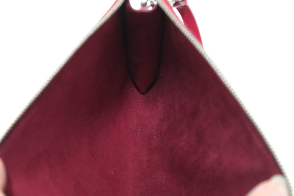 Louis Vuitton Fuchsia Epi Leather Pochette Clutch Bag