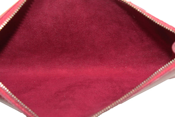 Louis Vuitton Fuchsia Epi Leather Pochette Clutch Bag