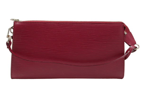 Louis Vuitton Fuchsia Epi Leather Pochette Clutch Bag