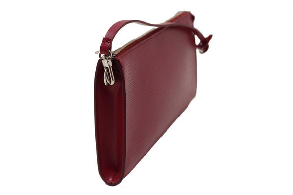 Louis Vuitton Fuchsia Epi Leather Pochette Clutch Bag