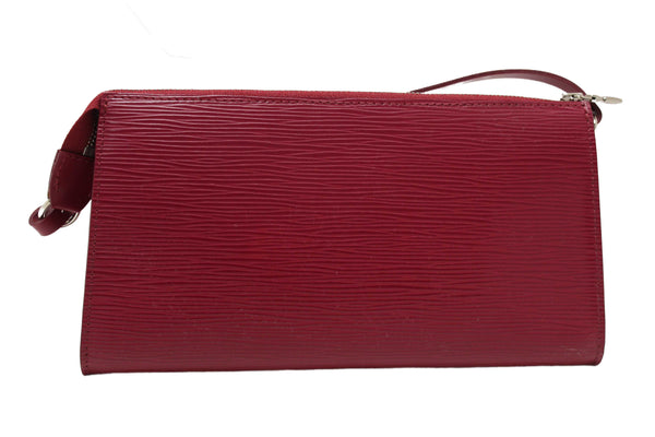 Louis Vuitton Fuchsia Epi Leather Pochette Clutch Bag