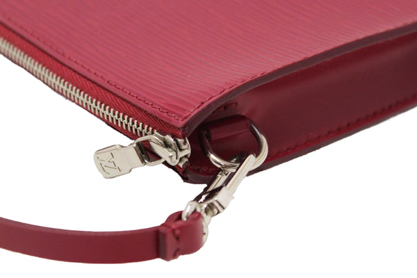 Louis Vuitton Fuchsia Epi Leather Pochette Clutch Bag