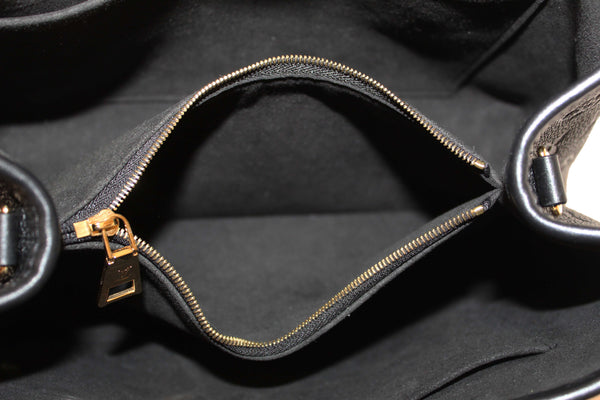 Louis Vuitton Black Monogram Empreinte Babylone Tote PM Bag