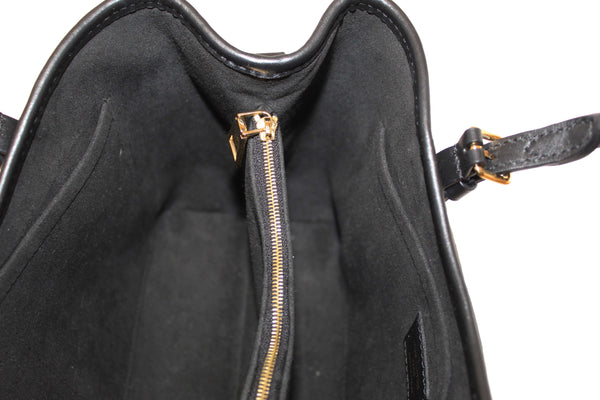 Louis Vuitton Black Monogram Empreinte Babylone Tote PM Bag