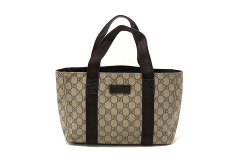 Gucci Vintage GG Supreme Canvas Small Tote Bag 141976