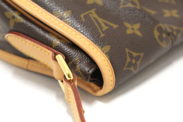 Authentic Louis Vuitton Classic Monogram Menilmontant PM Messenger Bag