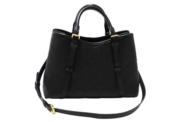 Louis Vuitton Black Monogram Empreinte Babylone Tote PM Bag