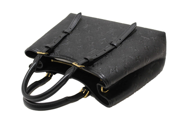 Louis Vuitton Black Monogram Empreinte Babylone Tote PM Bag