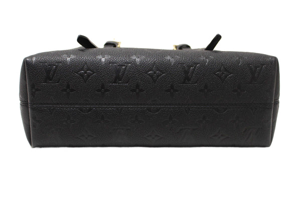 Louis Vuitton Black Monogram Empreinte Babylone Tote PM Bag