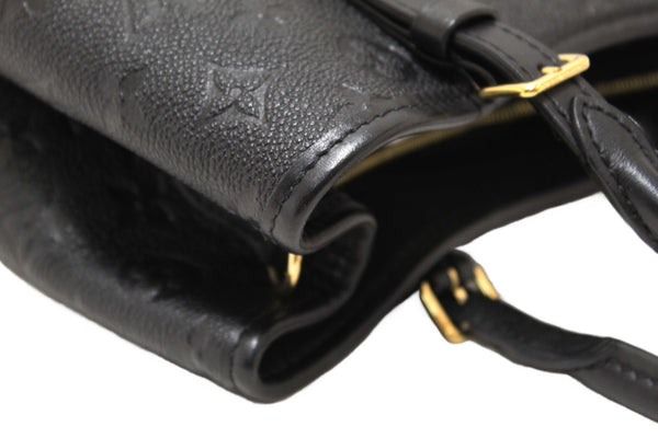Louis Vuitton Black Monogram Empreinte Babylone Tote PM Bag