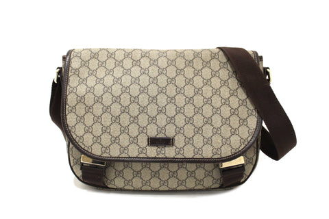 Gucci Vintage GG Supreme Canvas Messenger Bag 201732