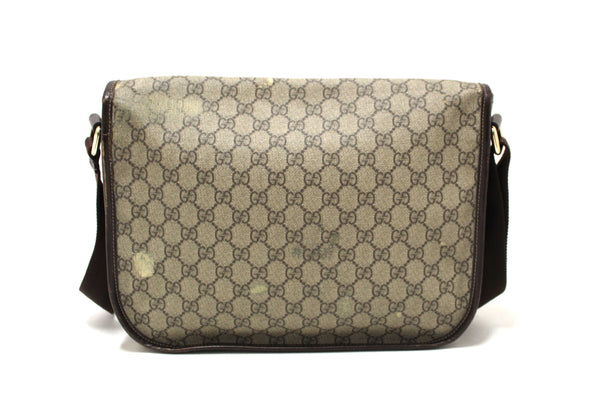 Gucci Vintage GG Supreme Canvas Messenger Bag 201732