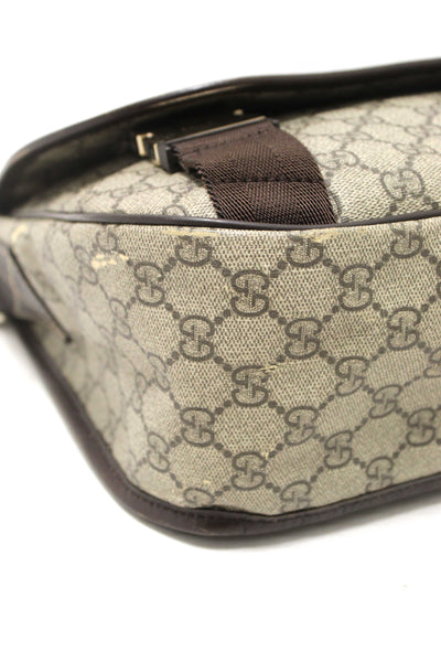 Gucci Vintage GG Supreme Canvas Messenger Bag 201732