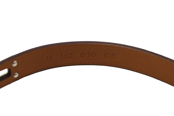 Hermes Pink Goatskin Leather Mini Kelly Double Tour Bracelet