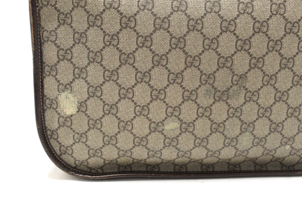 Gucci Vintage GG Supreme Canvas Messenger Bag 201732