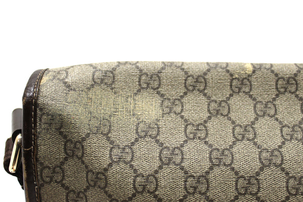 Gucci Vintage GG Supreme Canvas Messenger Bag 201732