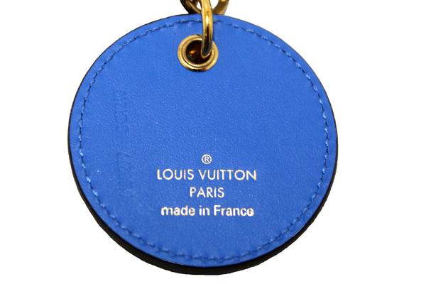 Louis Vuitton Blue/Pink Vernis Leather Valentine Heart Bag Charm Key Ring