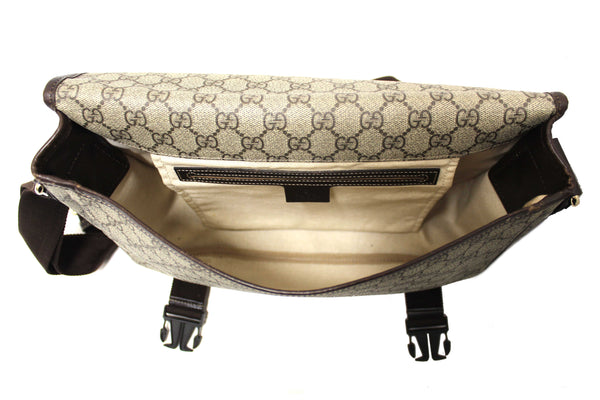 Gucci Vintage GG Supreme Canvas Messenger Bag 201732
