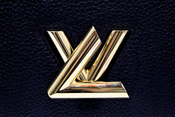 Louis Vuitton Black Taurillon Leather Twist One Handle MM Bag