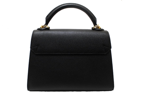 Louis Vuitton Black Taurillon Leather Twist One Handle MM Bag