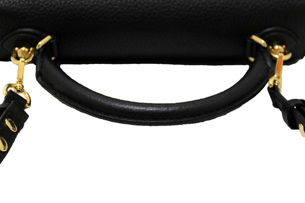 Louis Vuitton Black Taurillon Leather Twist One Handle MM Bag