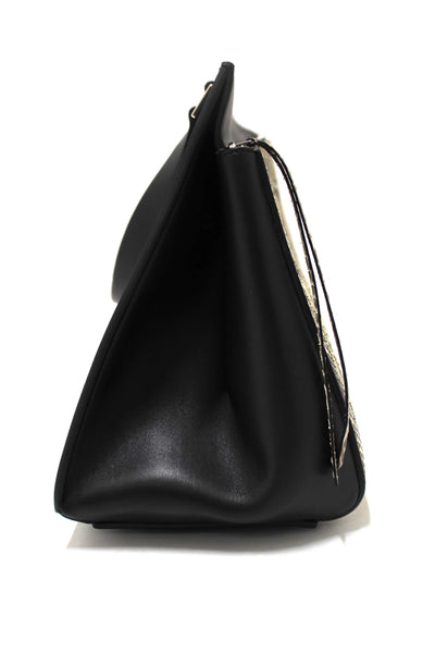 Celine Python and Black Leather Medium Edge Shoulder Bag