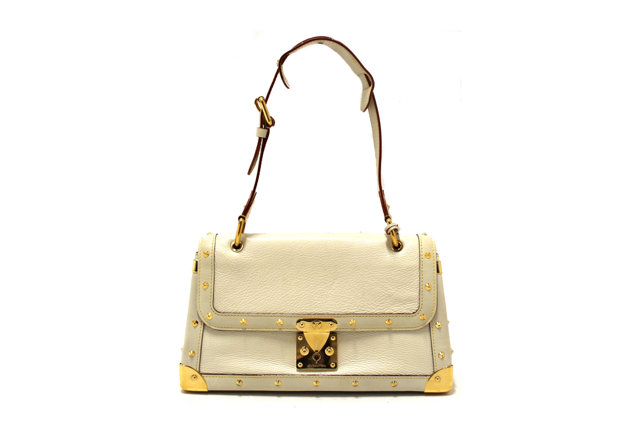Louis Vuitton White Suhali Le Talentueux Shoulder Bag