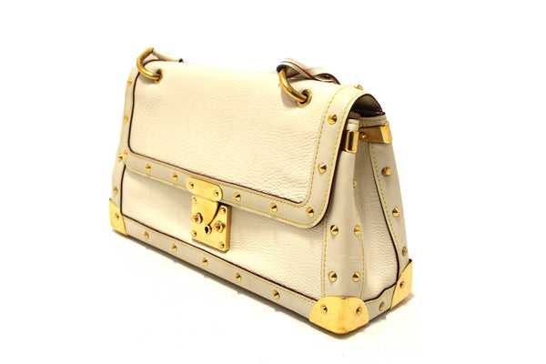 Louis Vuitton White Suhali Le Talentueux Shoulder Bag