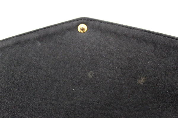 Louis Vuitton Black Monogram Empreinte Leather Twice Pochette Messenger Bag