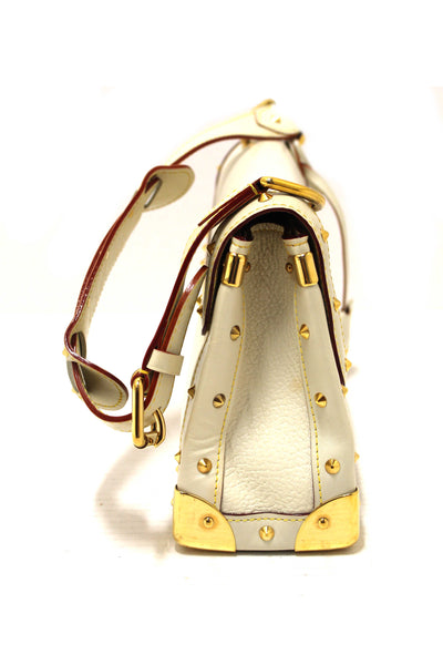 Louis Vuitton White Suhali Le Talentueux Shoulder Bag