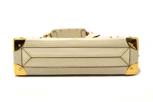 Louis Vuitton White Suhali Le Talentueux Shoulder Bag