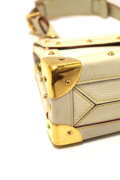 Louis Vuitton White Suhali Le Talentueux Shoulder Bag