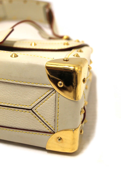 Louis Vuitton White Suhali Le Talentueux Shoulder Bag