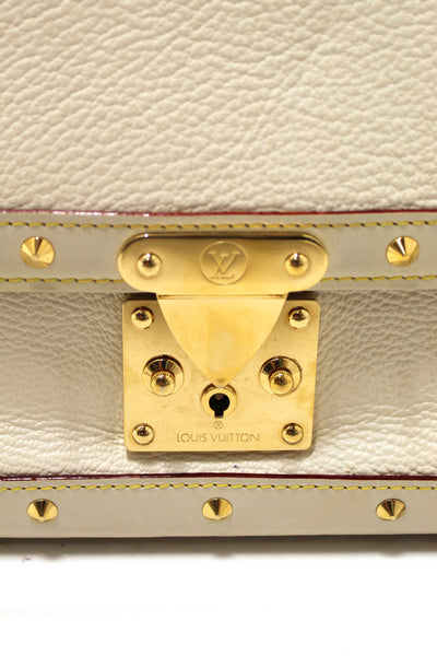 Louis Vuitton White Suhali Le Talentueux Shoulder Bag