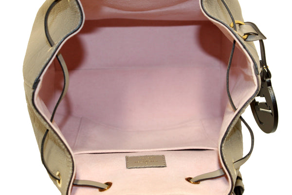 Louis Vuitton Turtledove Monogram Empreinte Leather Montsouris MM Backpack