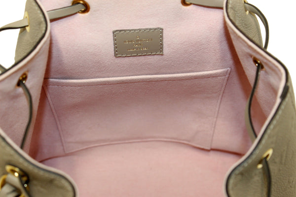 Louis Vuitton Turtledove Monogram Empreinte Leather Montsouris MM Backpack