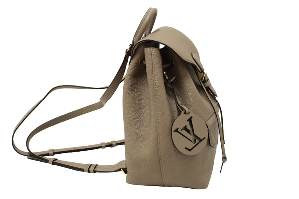 Louis Vuitton Turtledove Monogram Empreinte Leather Montsouris MM Backpack