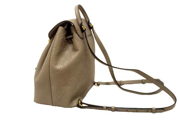 Louis Vuitton Turtledove Monogram Empreinte Leather Montsouris MM Backpack