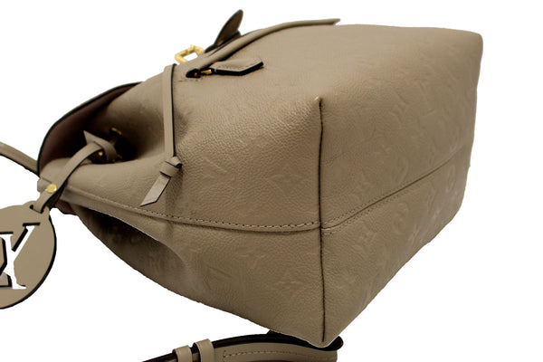 Louis Vuitton Turtledove Monogram Empreinte Leather Montsouris MM Backpack