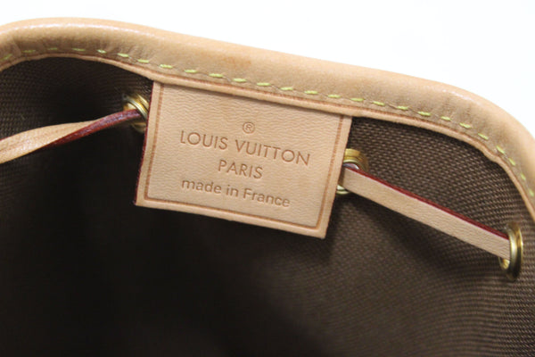 Louis Vuitton Classic Monogram Nano Noe Messenger Bag