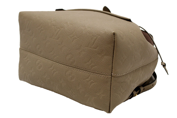 Louis Vuitton Turtledove Monogram Empreinte Leather Montsouris MM Backpack