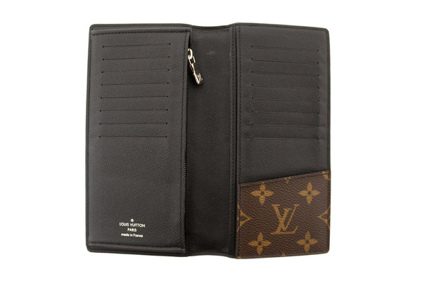Louis Vuitton Macassar Monogram Brazza Long Wallet
