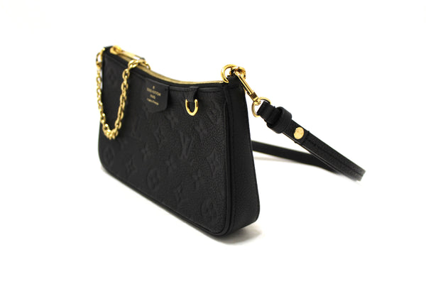 Louis Vuitton Black Monogram Empreinte Easy Pouch on Strap Bag