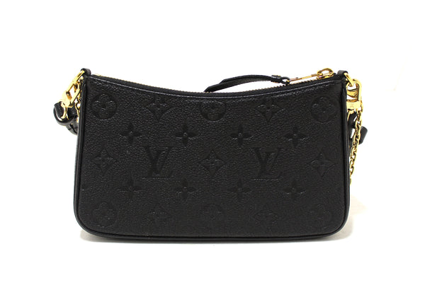 Louis Vuitton Black Monogram Empreinte Easy Pouch on Strap Bag