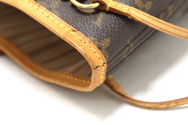 Louis Vuitton Classic Monogram Neverfull PM Tote Shoulder Bag