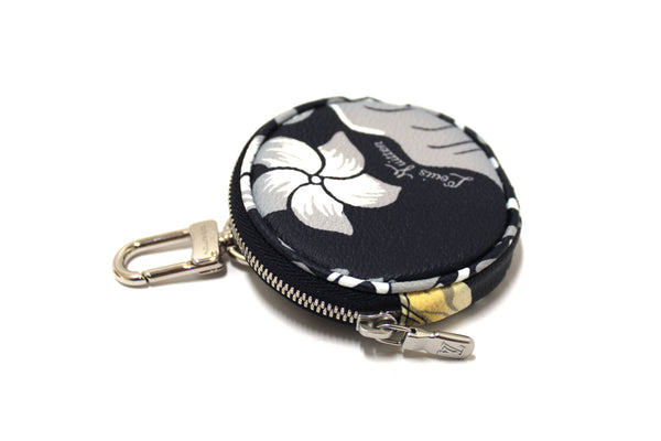 Louis Vuitton Blue Portocle Porch Leaves Coin Purse