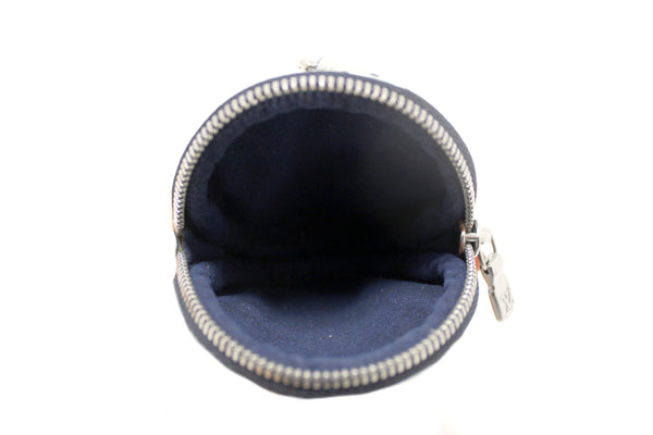 Louis Vuitton Blue Portocle Porch Leaves Coin Purse
