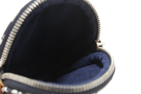 Louis Vuitton Blue Portocle Porch Leaves Coin Purse