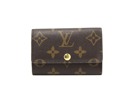 Louis Vuitton Classic Brown Monogram Canvas 6 Key Holder
