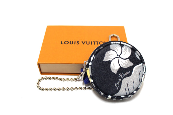 Louis Vuitton Blue Portocle Porch Leaves Coin Purse